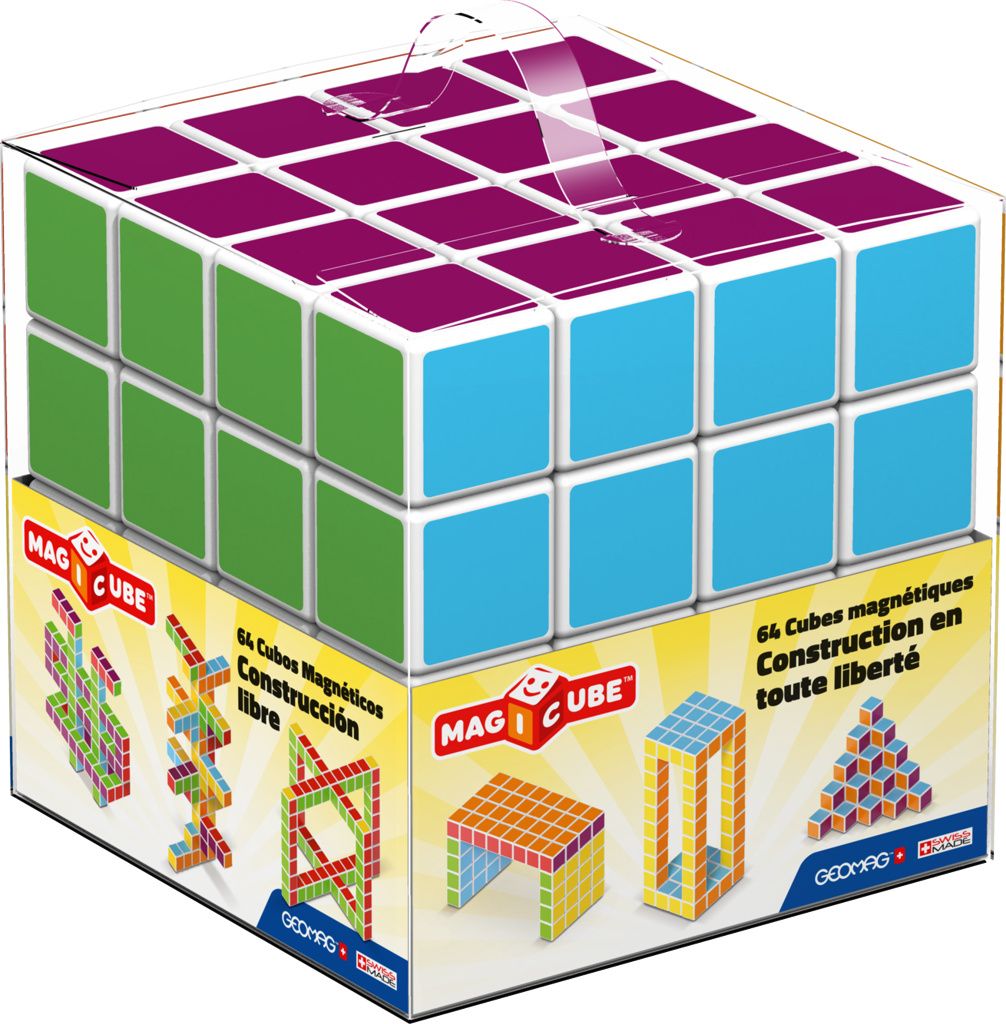 Geomag Magicube - Construction libre 64 pièces Image du produit 