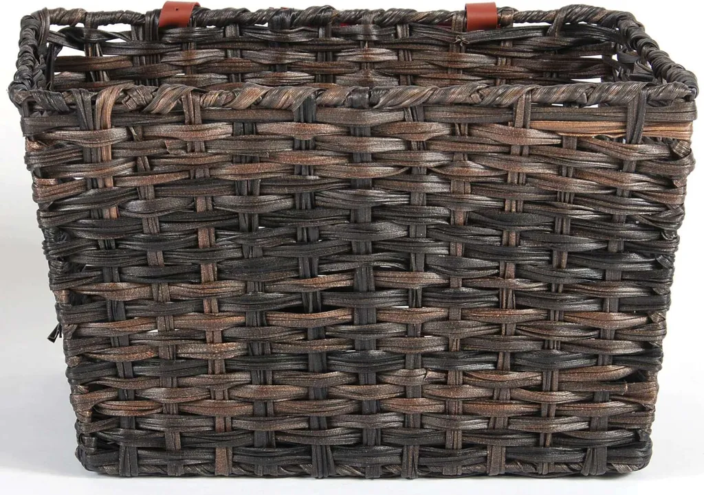 Panier arrière vélo enfant Volare Junior 30L brun en imitation rotin