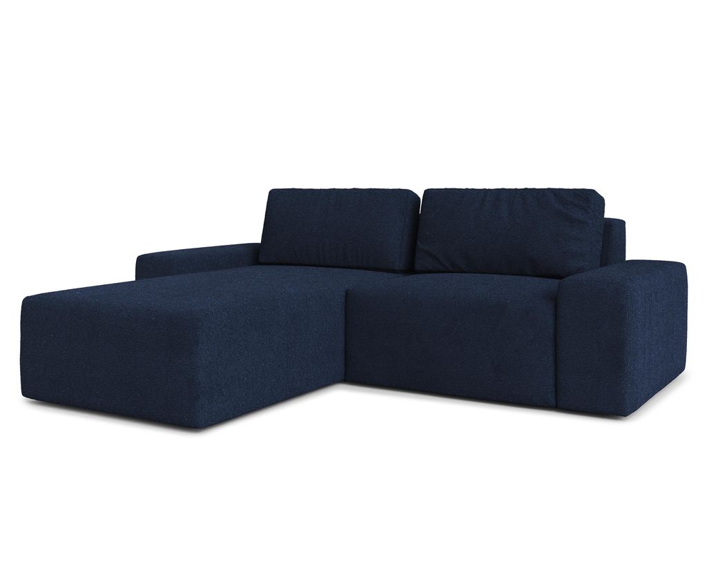 AX LIVING Sofa L Form Arkleton Ecksofa Modern Blau 260cm – Stil & Komfort L