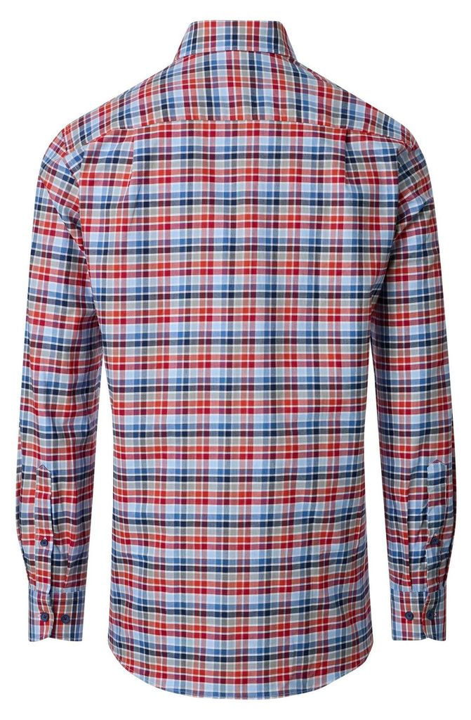 Redmond - Comfort Fit - Herren Freizeithemd (261070111), Größe:4XL, Farbe:Rot(500)