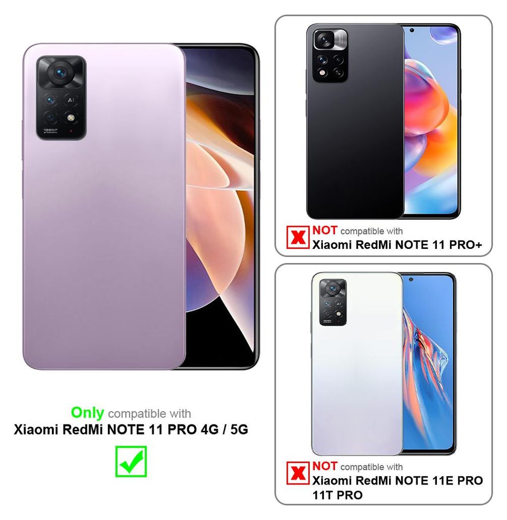 Cadorabo Custodia TPU Candy Per Xiaomi RedMi NOTE 11 PRO 4G 5g Xiaomi Redmi Note 11 Pro 5g Xiaomi Re 24463716