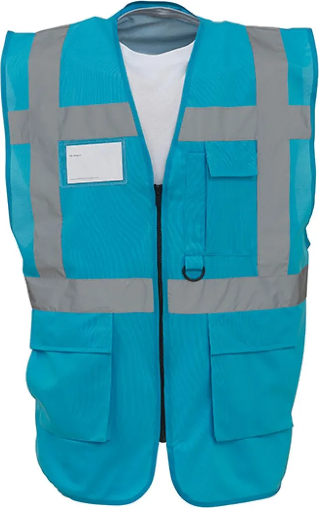 Gilet da Lavoro YOKO HVW801 Zaffiro M | Sicurezza e Tasche Smart