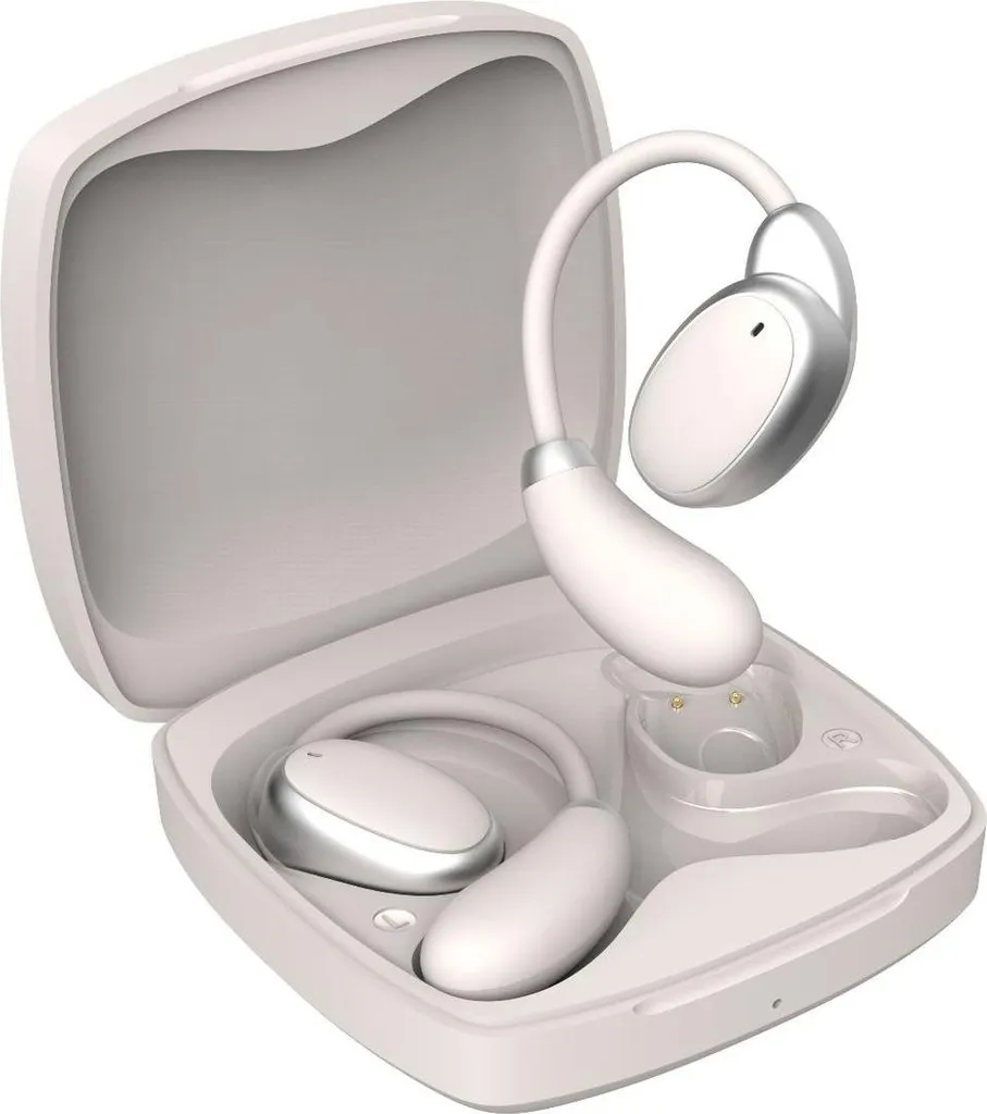 INF Auricolari Bluetooth V13 Bianco: Audio Hi-Fi Sportivo per Tutti