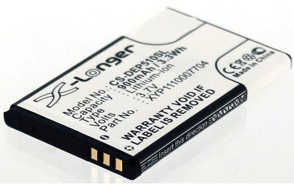 Akku für Simvalley Easy 5 PLUS Li-Ion 3,7 Volt 600 mAh schwarz.