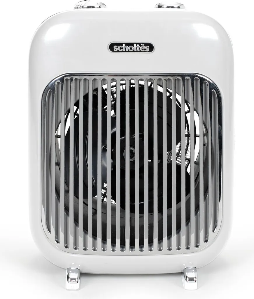 Chauffage soufflant rapide 2000W Scholtes blanc contre le froid hivernal
