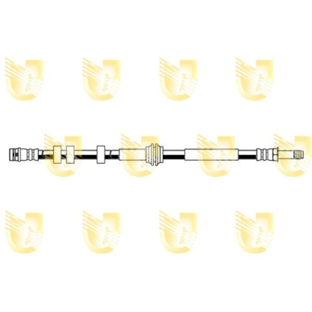 Bremsschlauch Unigom 378441 für Audi Für Fahrzeuge Ohne Sportpaket