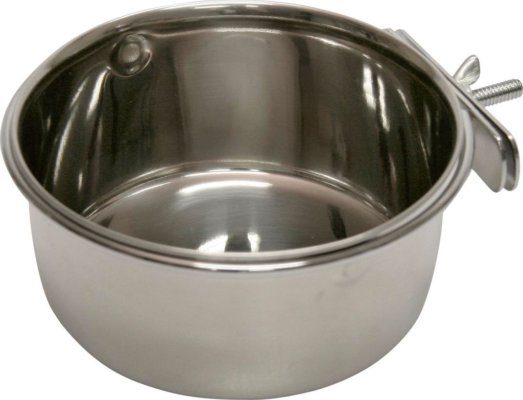 KERBL Edelstahlnapf Napf 600 ml 15 x 12,5 x 6 cm Wanne Produktbild 