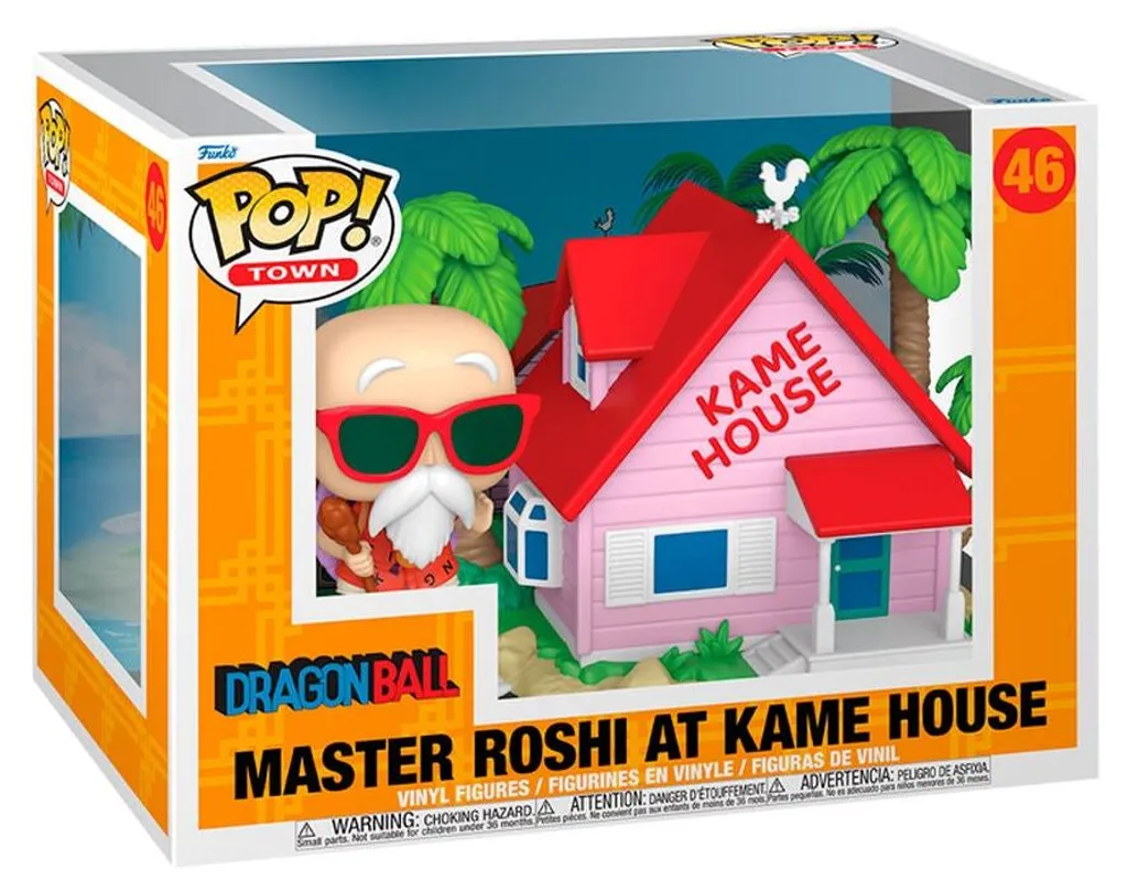 Figurine Dragon Ball Tortue Géniale 15 cm avec socle Kame House