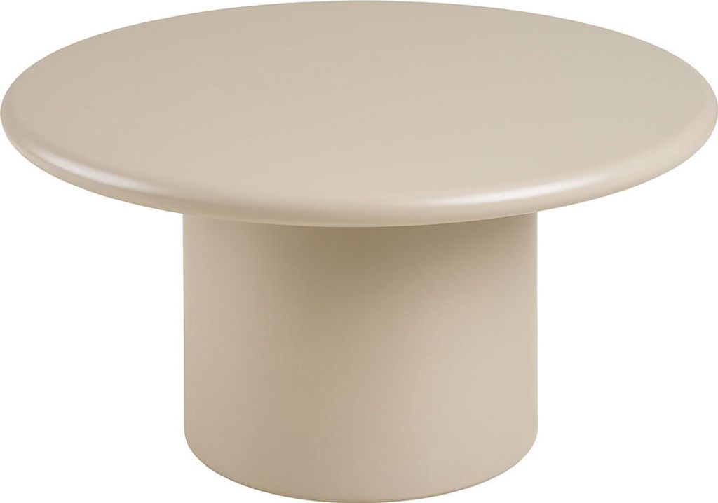 Nagano Couchtisch Ø80cm sandfarben.