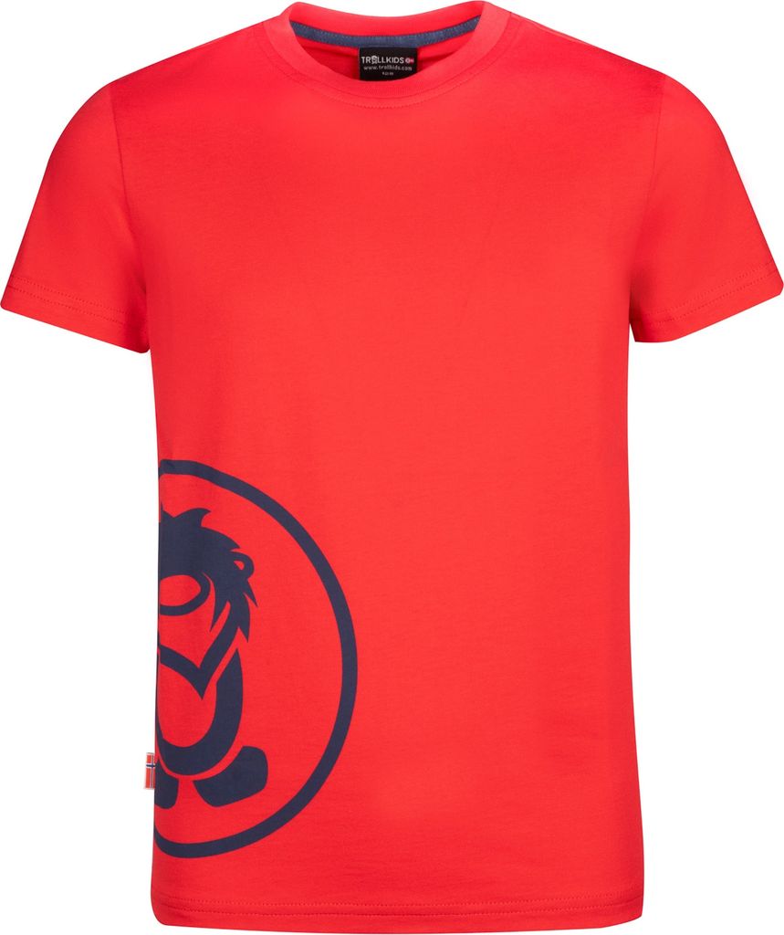 Trollkids Kinder T-Shirts Rot 347-410 Grösse 92