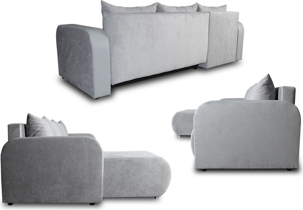 Ecksofa Rino mit Schlaffunktion und Bettkasten - L-Form Produktbild 3