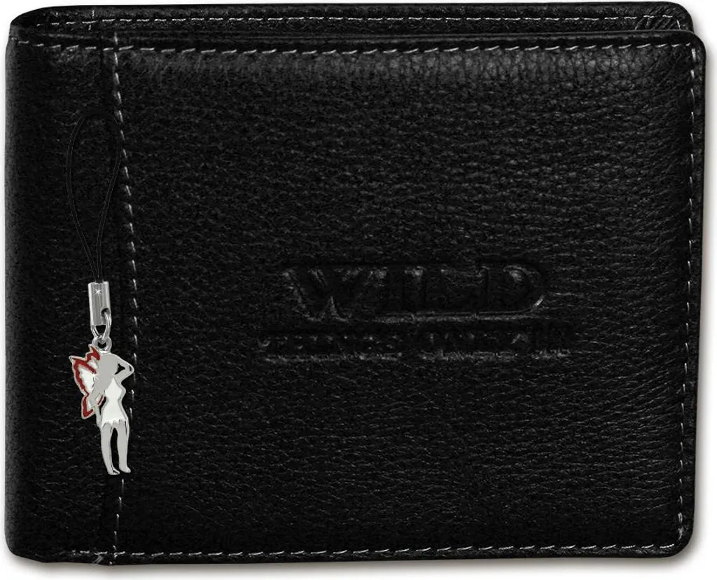 Portafoglio Unisex Wild Things Only Nero OPJ114S | Pelle di Qualità
