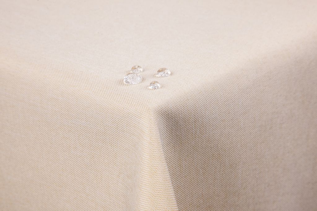 Tischdecke mit Lotuseffekt Leinenoptik wasserabweißend Produktbild 