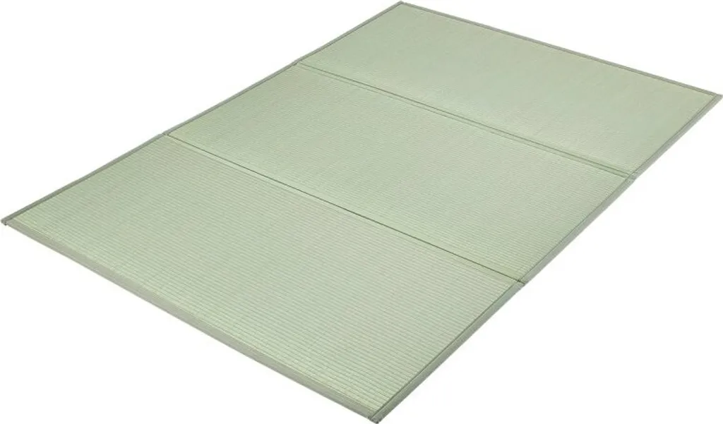 Matelas Tatami Japonais en Jonc Naturel 160x200cm pour Sommeil Ferme