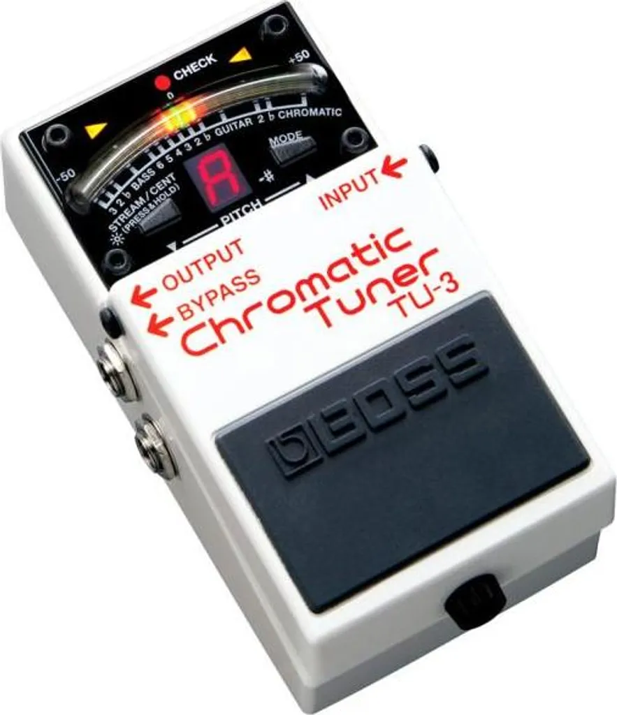 Boss TU-3 Accordeur Chromatique Format Pédale pour Guitare et Basse