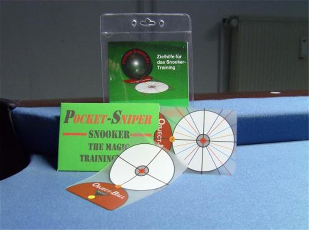 Pocket-Sniper Snooker – ENGLISCH – Trainingsgerät Ziel-Trainer