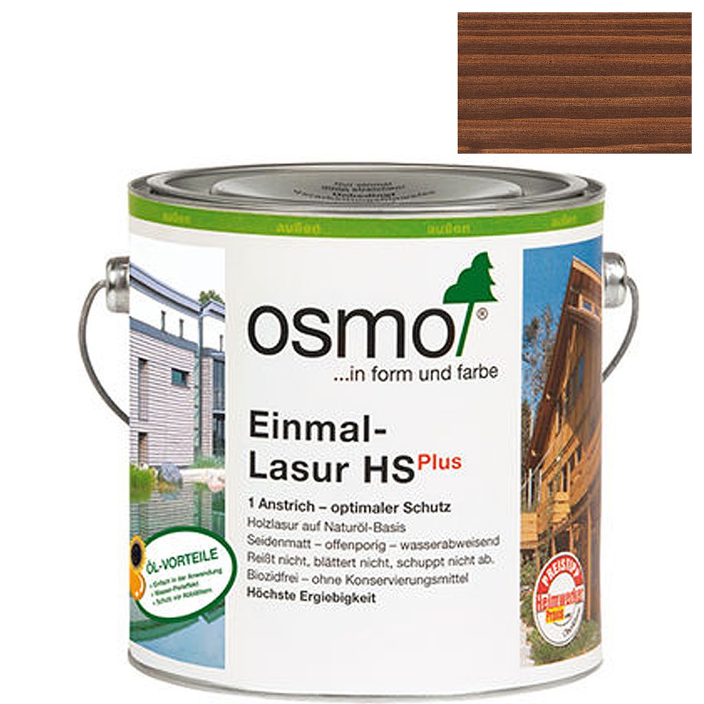 2,50 L | Einmal-Lasur HS plus 9264 Rio-Palisander Produktbild 