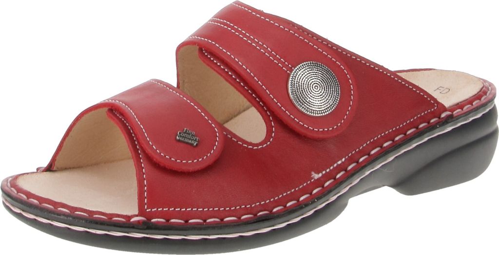 Finn Comfort SANSIBAR Pantoletten Zwei Klettverschlüsse für Produktbild 