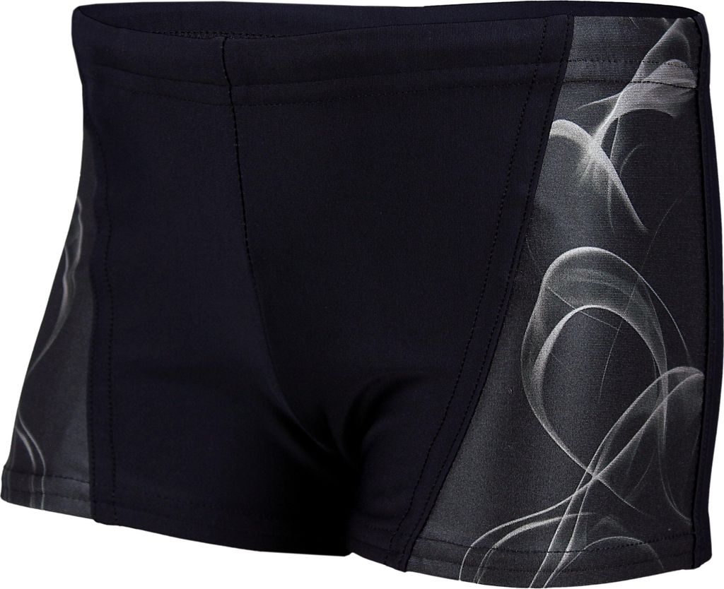 Aquarti Jungen Schwimmhose Kontrastfarbige Einsätze, Farbe: 16201 Schwarz / Graphit, Größe: 134