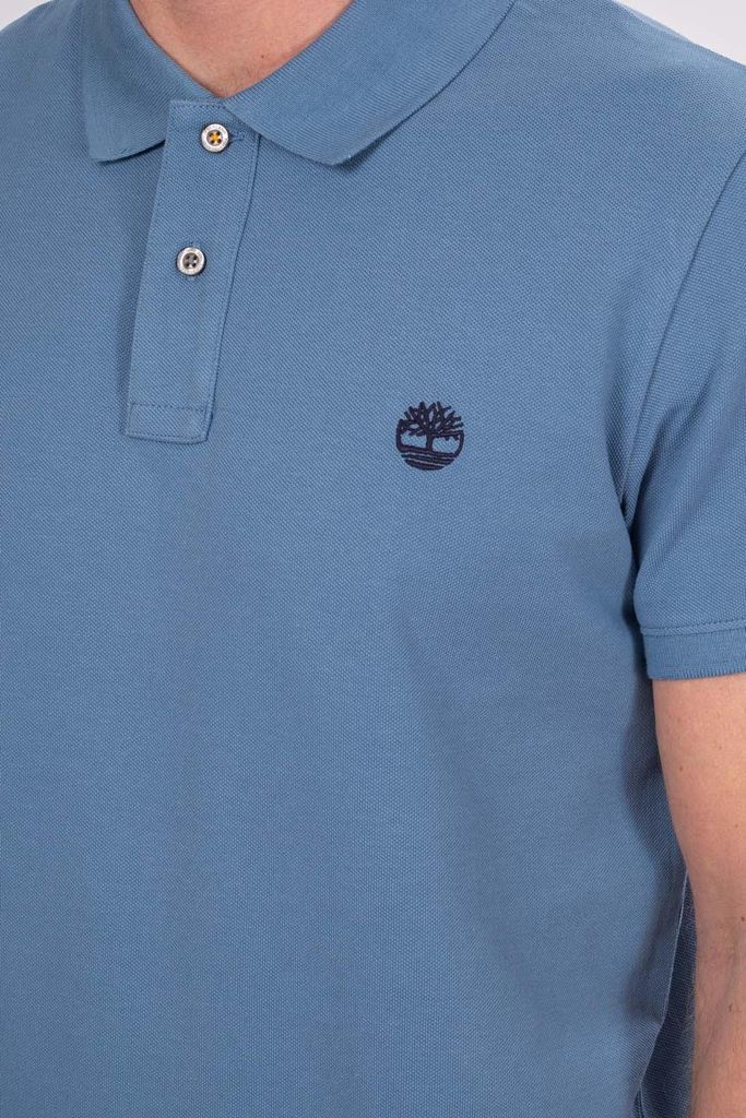 TIMBERLAND – Podstawowa koszulka polo dla mężczyzn z logo  Zdjęcie produktu 