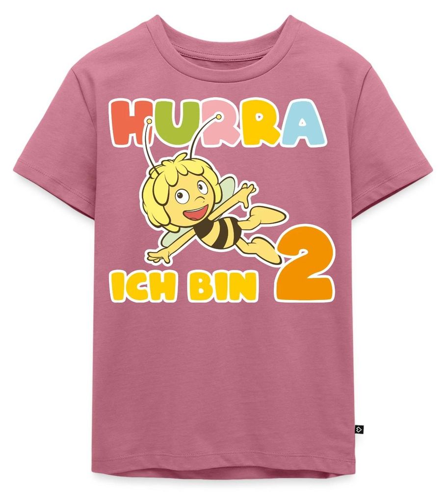 Spreadshirt Biene Maja Hurra Ich Bin 2 Zweiter Geburtstag Produktbild 