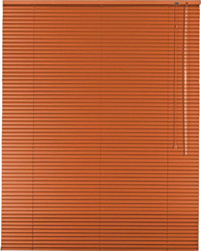 Alu Jalousie Aluminiumjalousie 40 x 230 cm terracotta Rollo Jalousette Bedienseite rechts