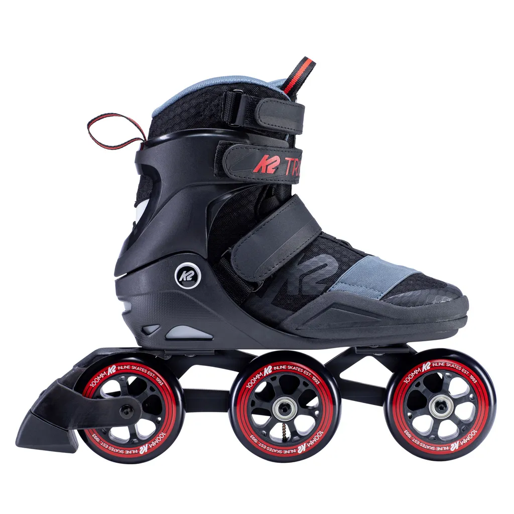 Roller K2 Trio S 100 Homme 44,5 - Fini les Vibrations en Ville en Noir
