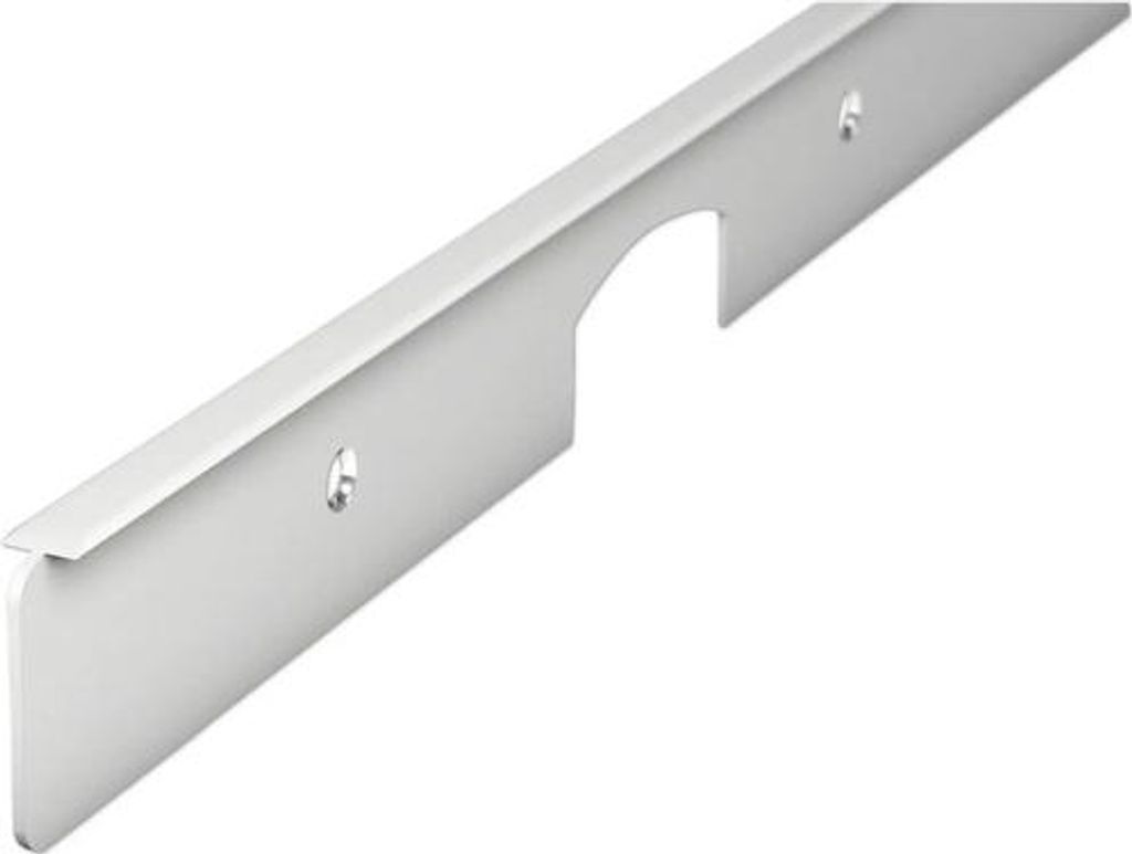 PICCANTE Längenverbindungsprofil Aluminium für Arbeitsplatten mit 28 mm Stärke und Postformingkante Radius 4 mm Länge: 6