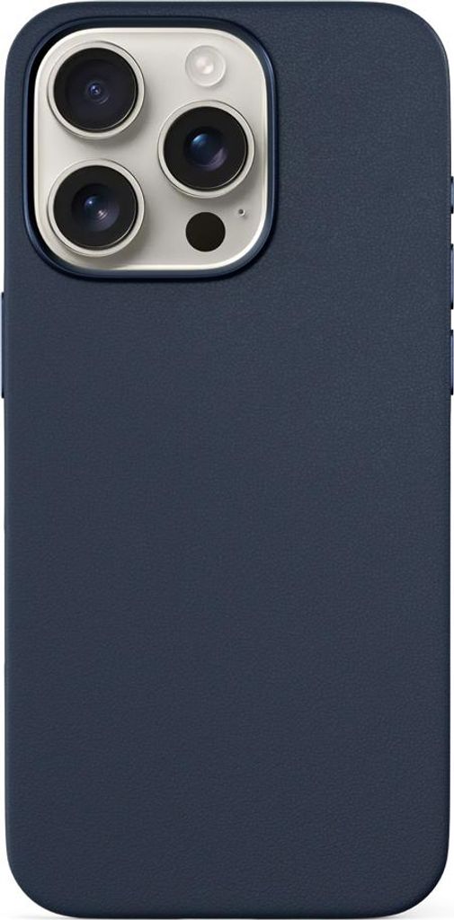 Epico Mag Leder iPhone 16 Pro Max Abdeckung - blau