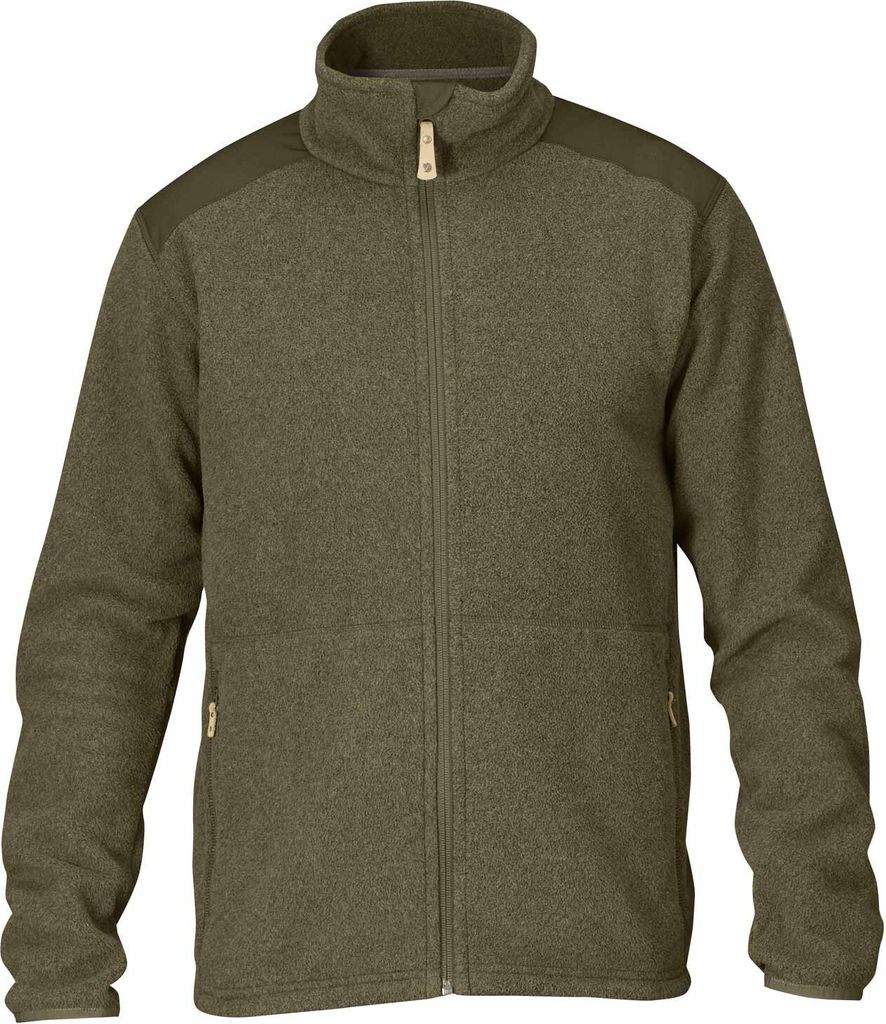 Fjällräven Sten Fleece 81765 ciemna oliwka Męska kurtka Zdjęcie produktu 