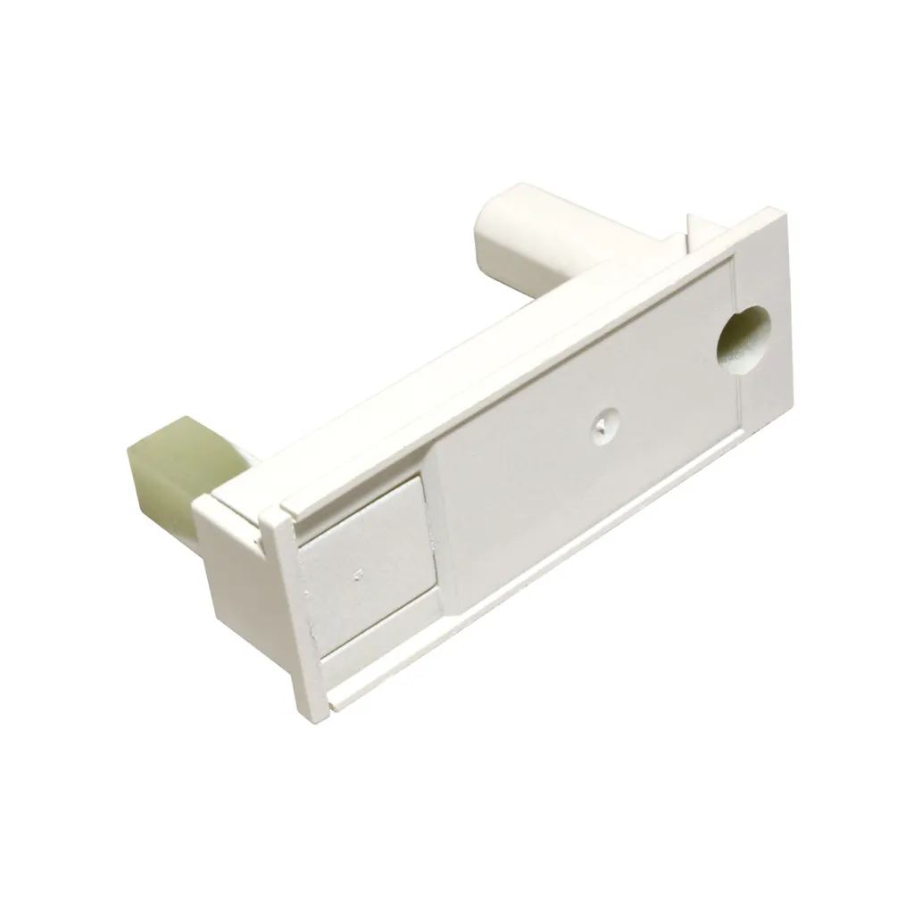 Bachmann Collier de Fixation Blanc RAL 9010 pour multiprise - Lot de 2