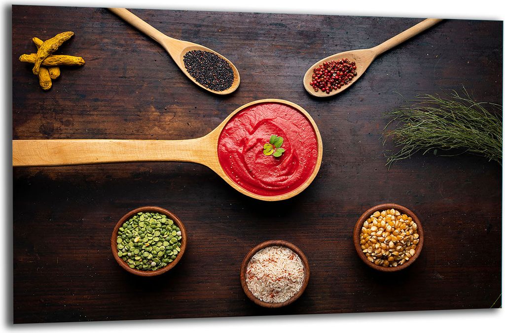 Herdabdeckplatte Glaskeramikkochfeld-Abdeckung Spritzschutz Glas 80x52 Küche