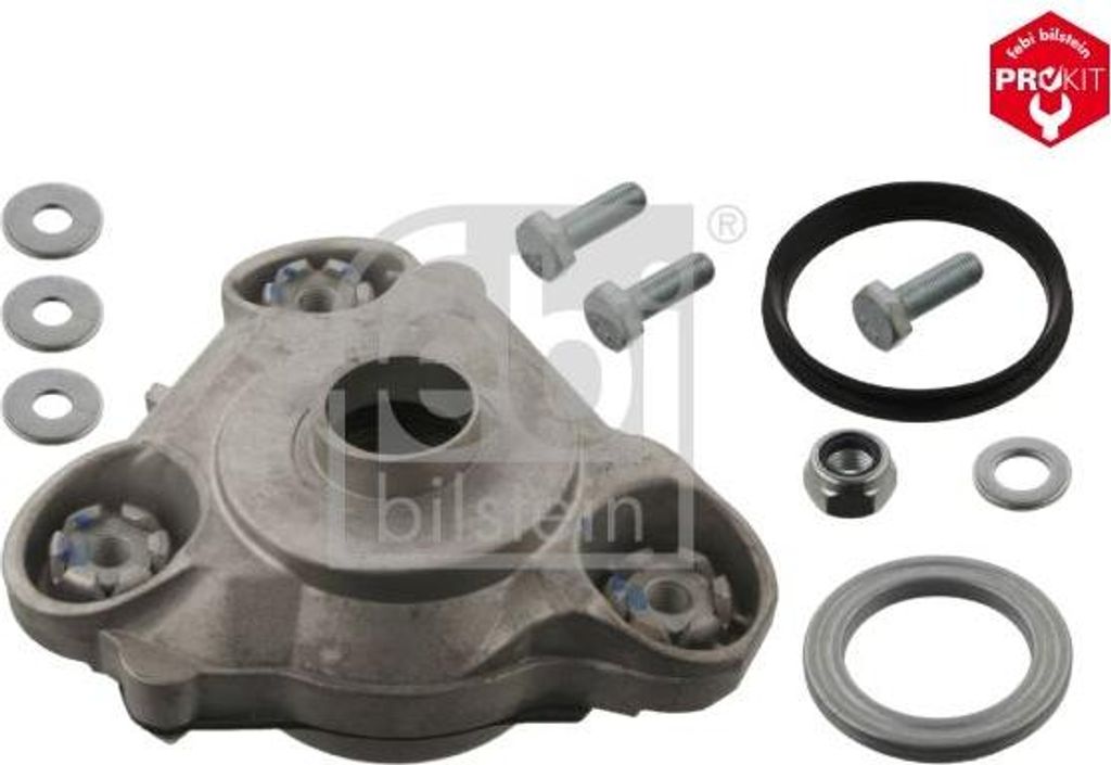 FEBI BILSTEIN 32422 Reparatursatz, Federbein-Domlager OE 1607690980 kompatibel mit Boxer, Ducato, Jumper