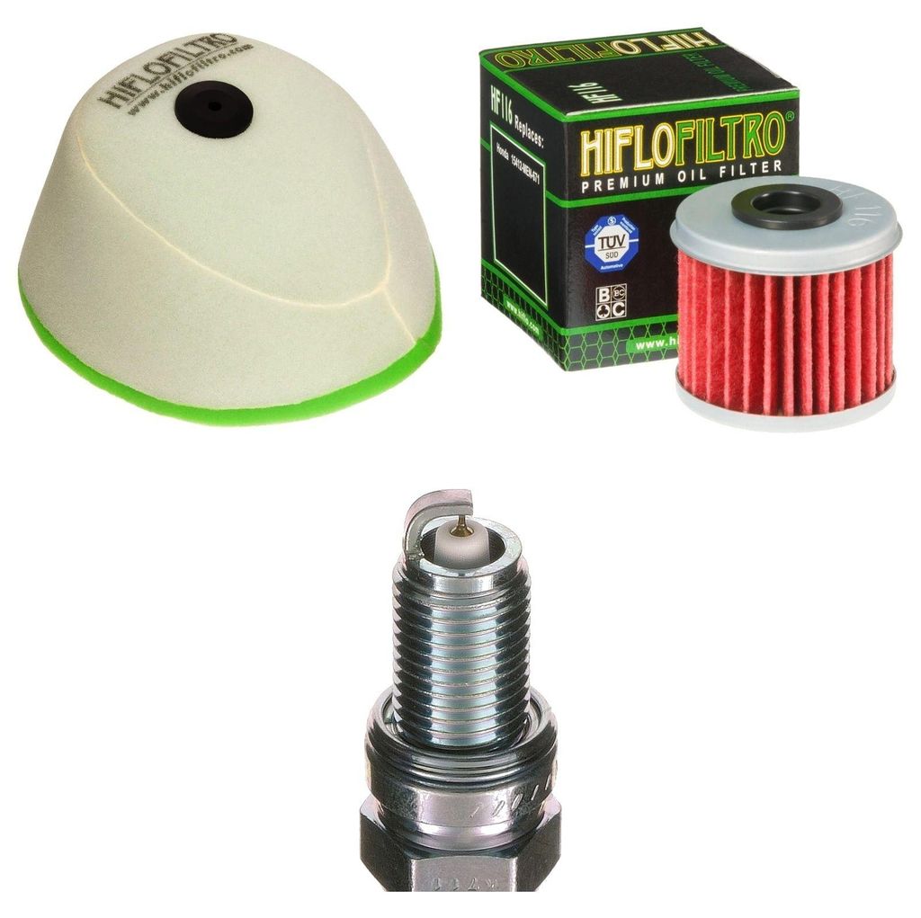 Service-Kit für HM-Moto CRE-F 300 X 2008-2013 Luftfilter Ölfilter Zündkerze von pamoto - Neu