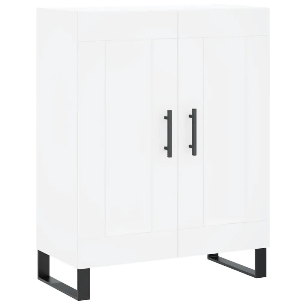 Credenza Bianca 69,5x34x90 cm Materiale a base di legno