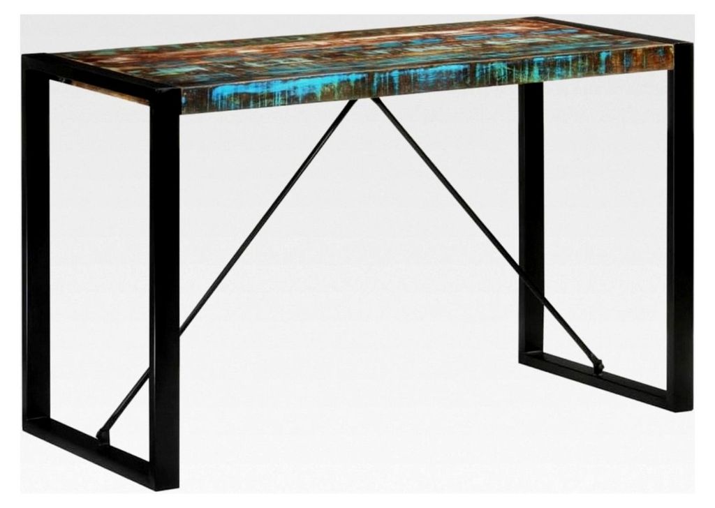 Esstisch aus Massivholz, 120 x 55 x 76 cm, Altholz