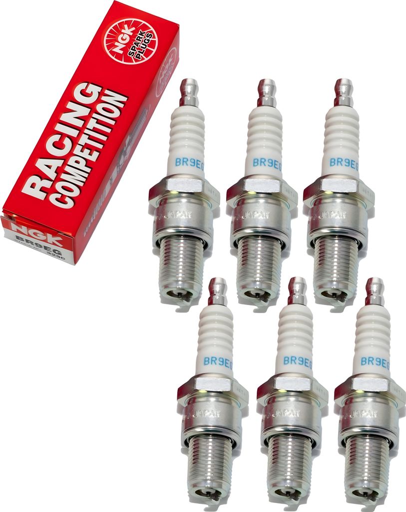 Zündkerzen Set NGK 6x BR9EG Racing-Zündkerze / Produktbild 
