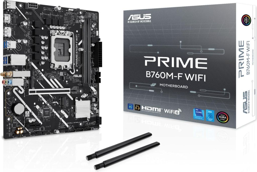 Asus Prime B760M-F Wifi (1700) (D) Produktbild 