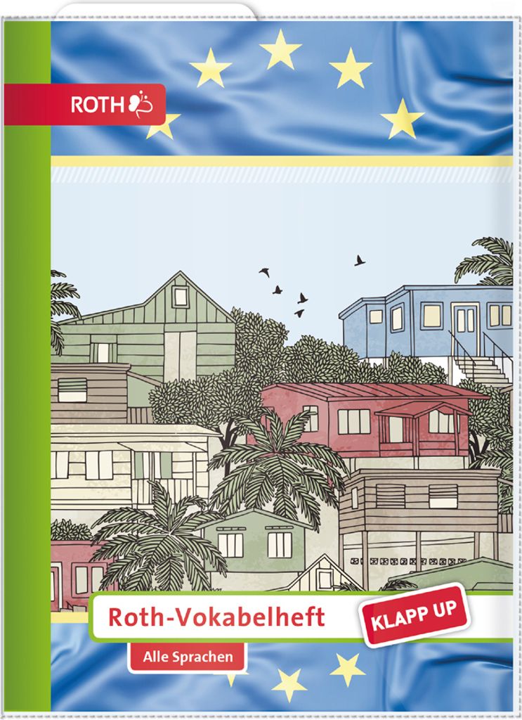 ROTH Vokabelheft Klapp-up Universal DIN A5 64 Seiten Produktbild 