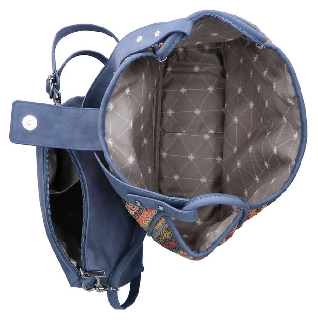 Rieker Damen Shopper Boho mit kleiner Umhängetasche Set H1307, Farbe:Mehrfarbig