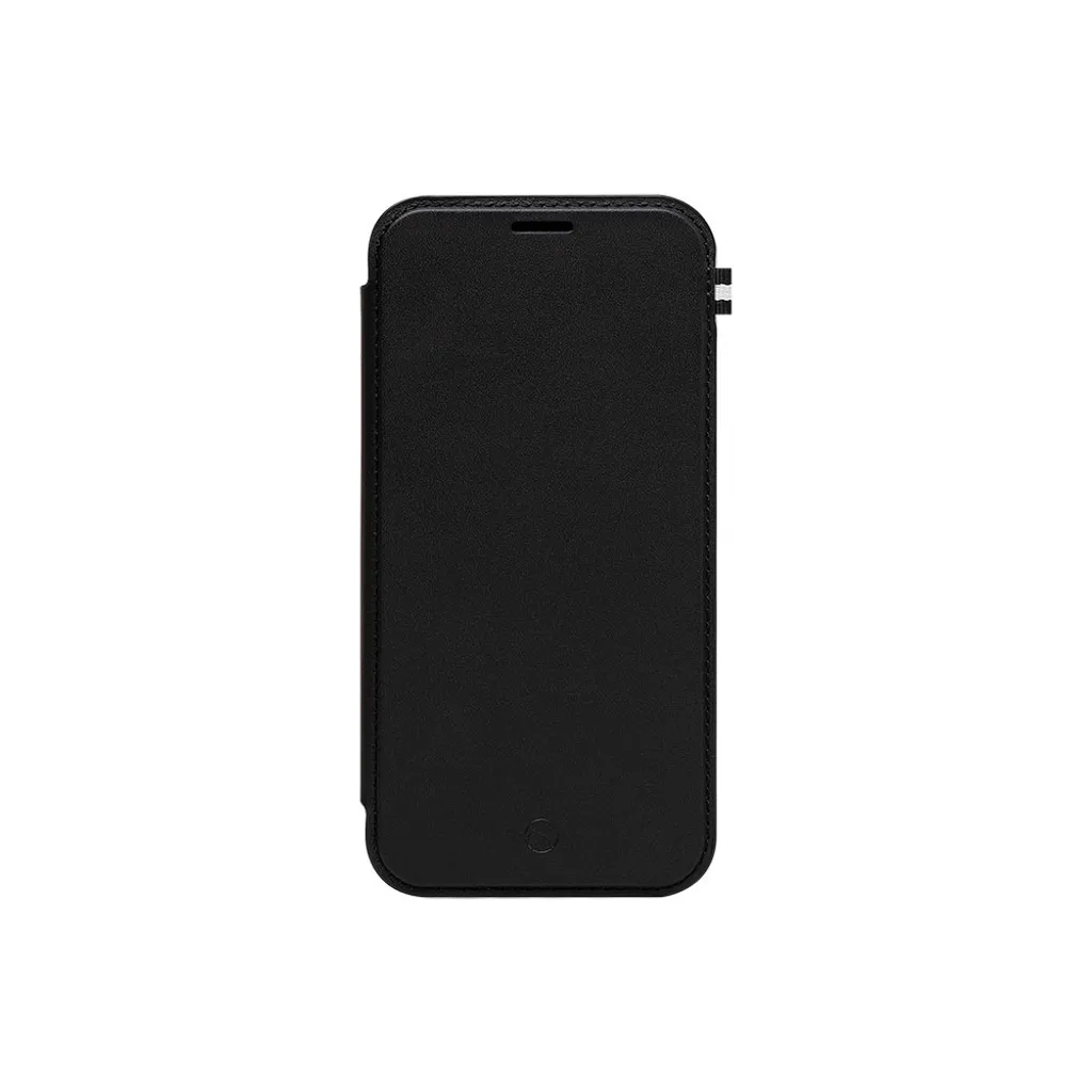 Protégez l'écran de votre iPhone 12 Pro avec cet Étui Folio en Cuir Noir