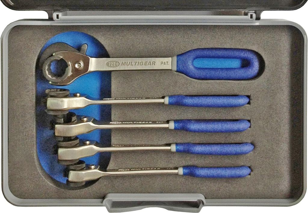 Kunzer Leitungsratschenschlüsselsatz, 5-tlg. 7LRS05