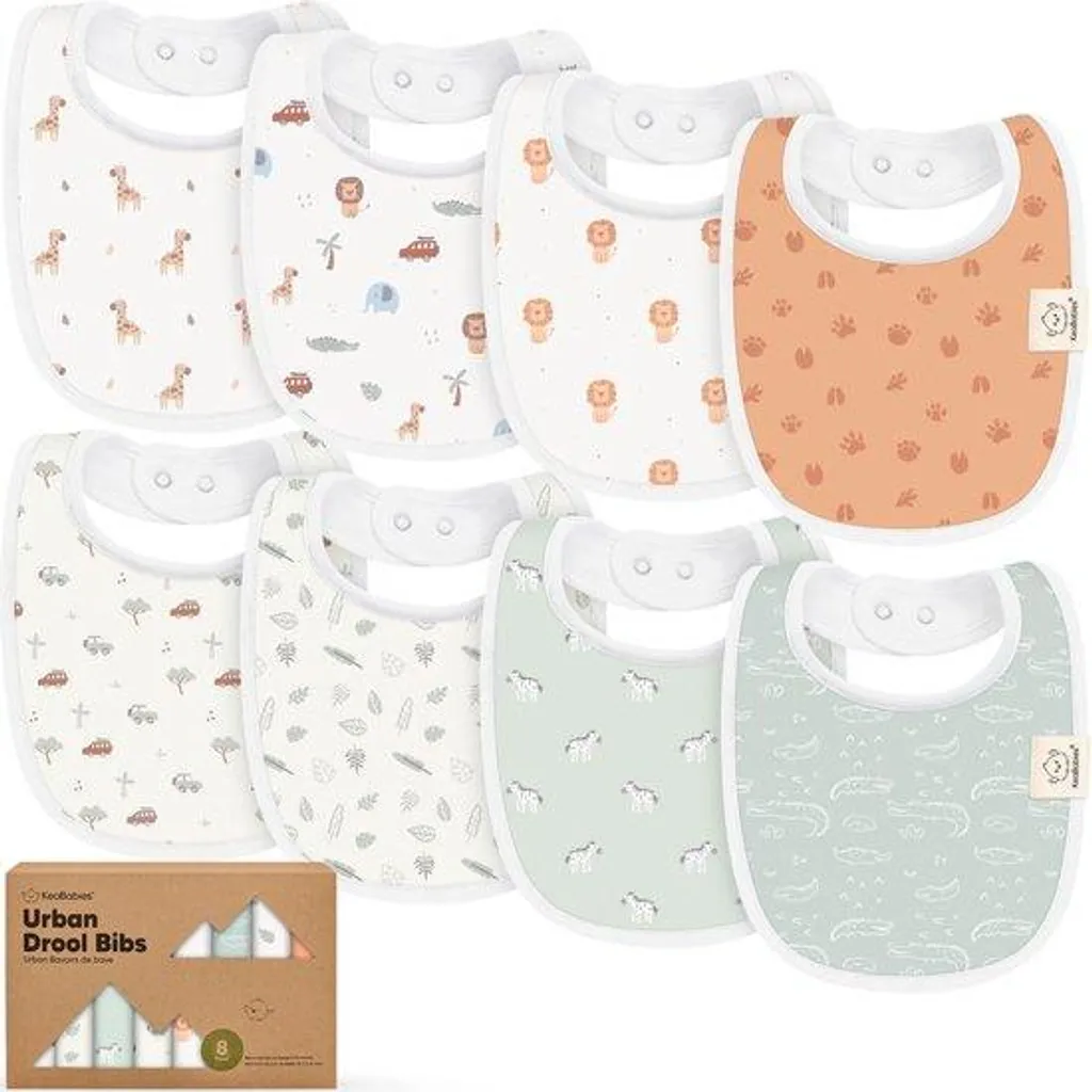 Lange en coton certifié Oeko-Tex pour nourrisson - Set de 8 pièces