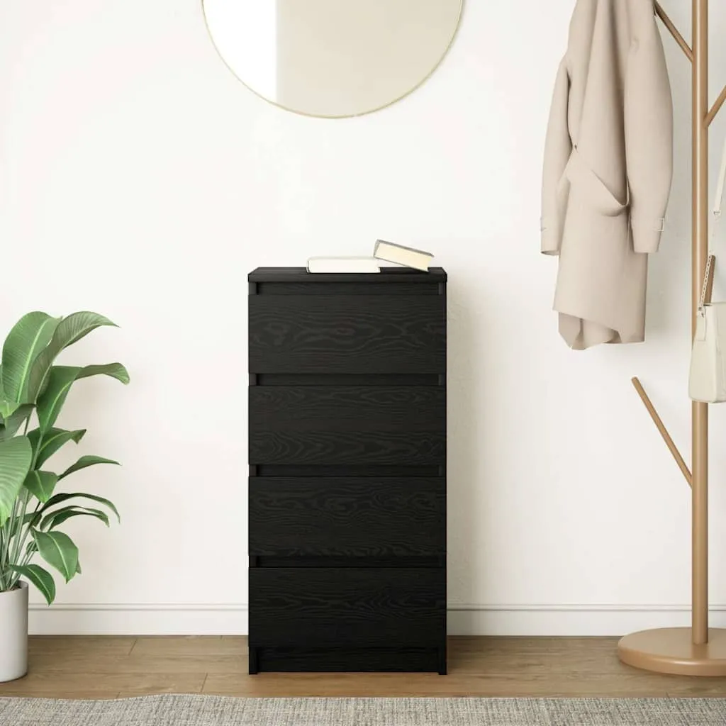 Offerta Credenza Maison Exclusive Rovere Nero 37.5x35x76 - Compra - 3