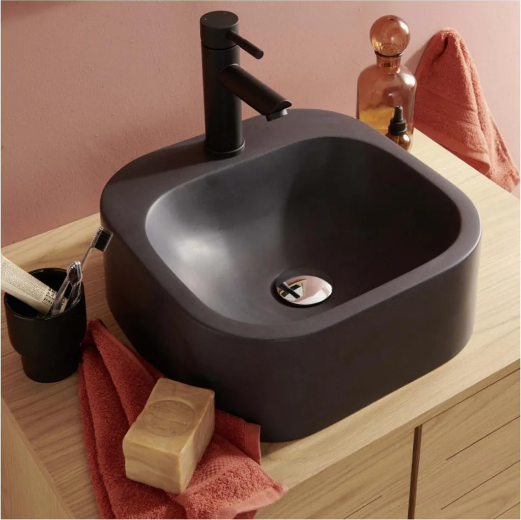 Lavabo Appoggio Resina Sian Ovale Bianco - Arredo Bagno Luxury