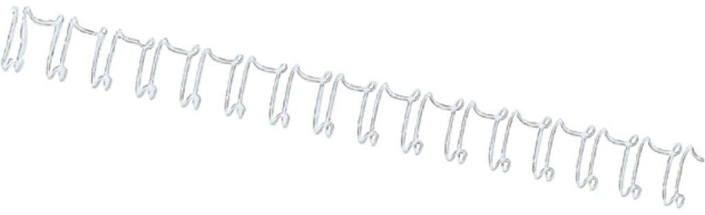 GBC WireBind Drahtbinderücken, weiß, 6mm (100), Weiß, 3 Produktbild 