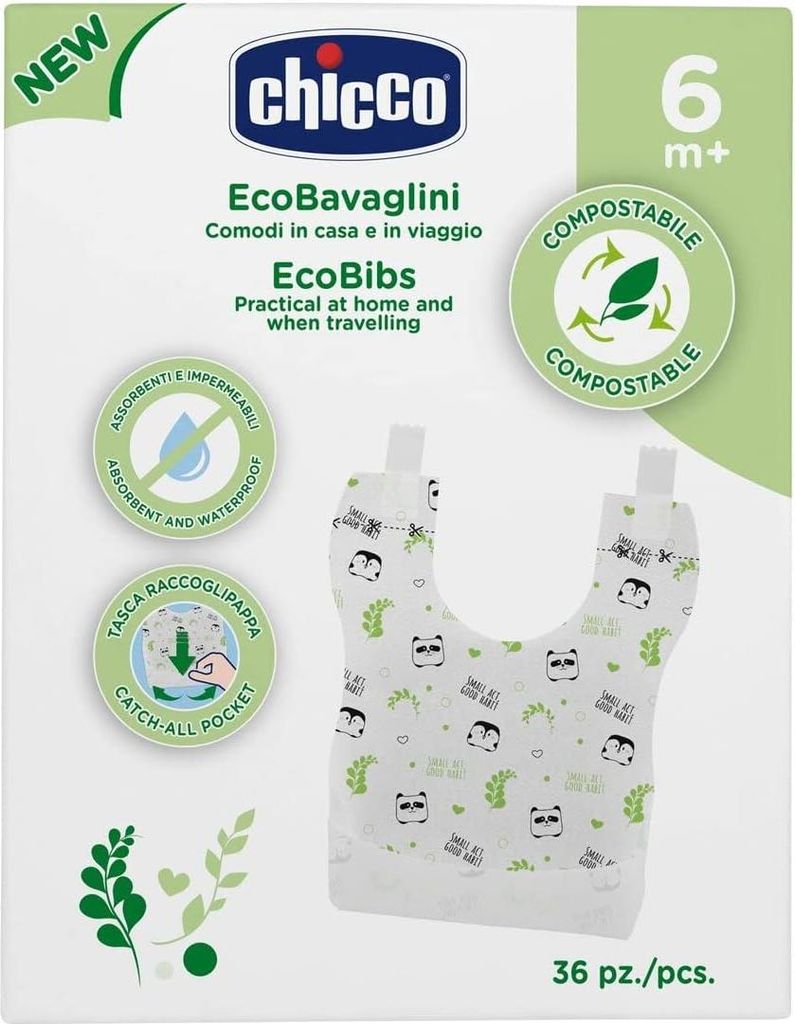 Chicco 00010399000000, Einfaches/regelmäßiges Lätzchen, Produktbild 