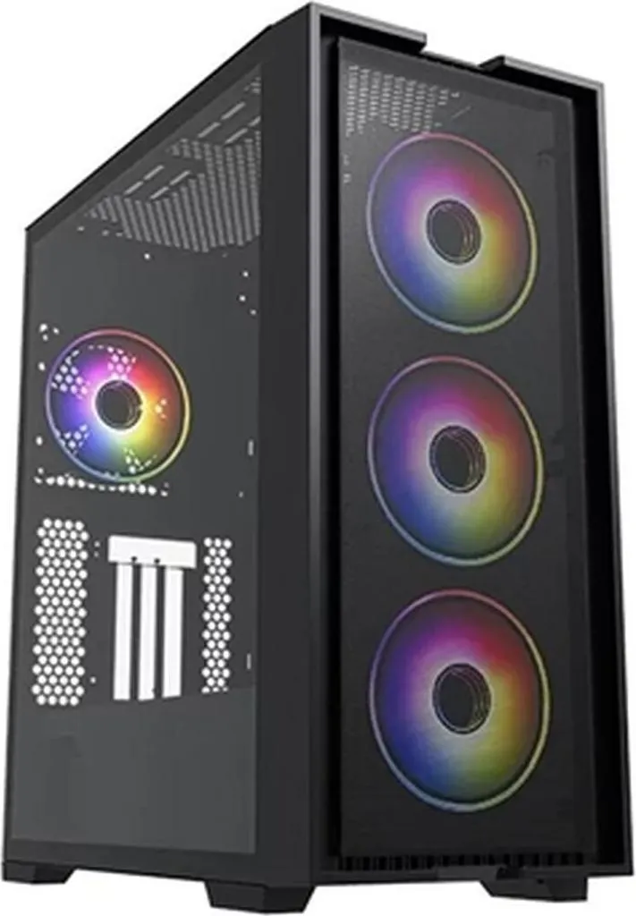 Boîtier PC Gaming Hiditec H2 Air ARGB Tour Moyenne avec Fenêtre Latérale