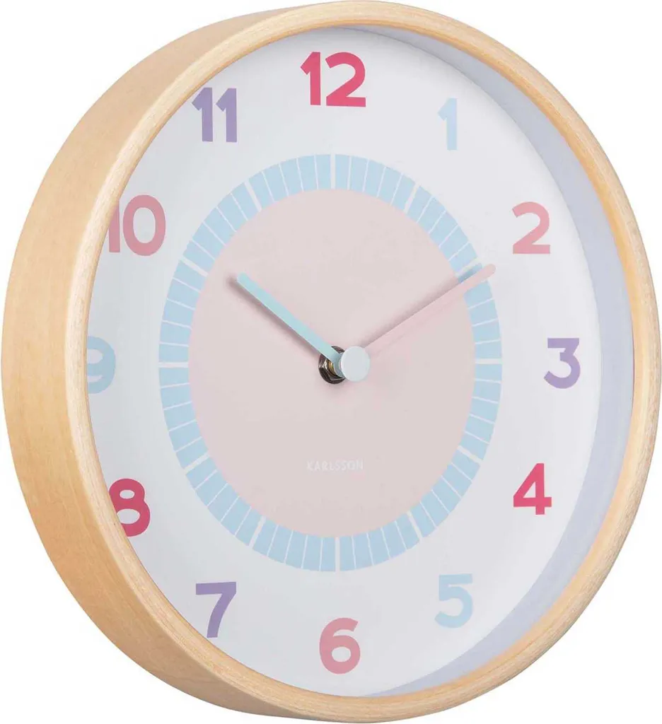 Karlsson Chica Horloge Murale Multicolore Design Moderne Diamètre 30cm