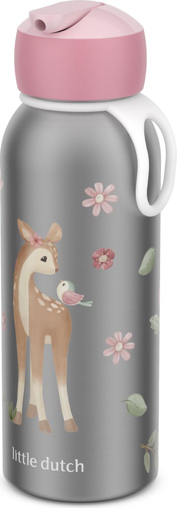 Mepal - Thermoflasche Flip-up Campus Little Dutch - Isolierte Trinkflaschen für Kinder - Edelstahl Thermosflasche - 4 Stunden heiß & 12 Stunden k...